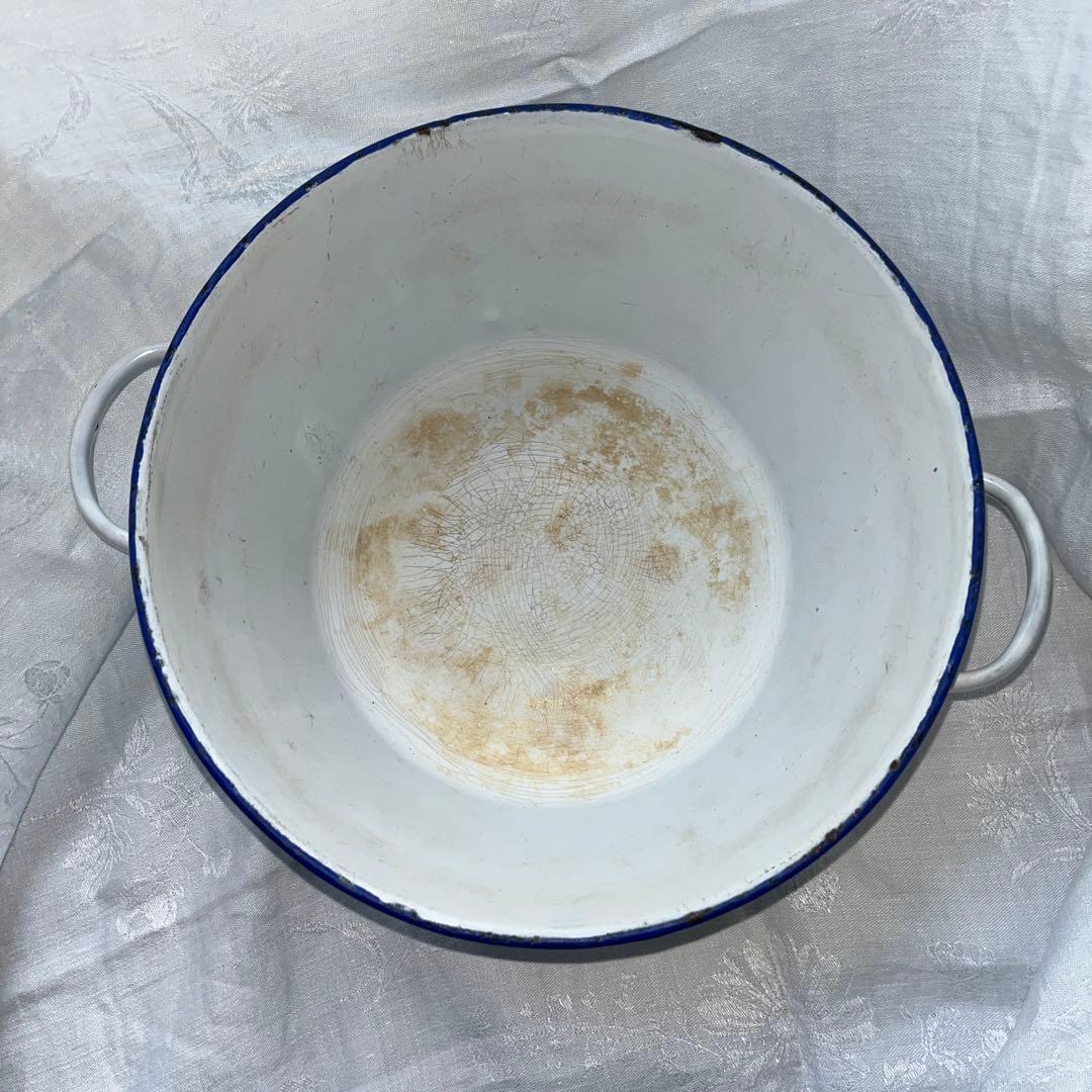 フランスアンティーク　JAPY スミレとスズランホーロースーピエールチューリーン