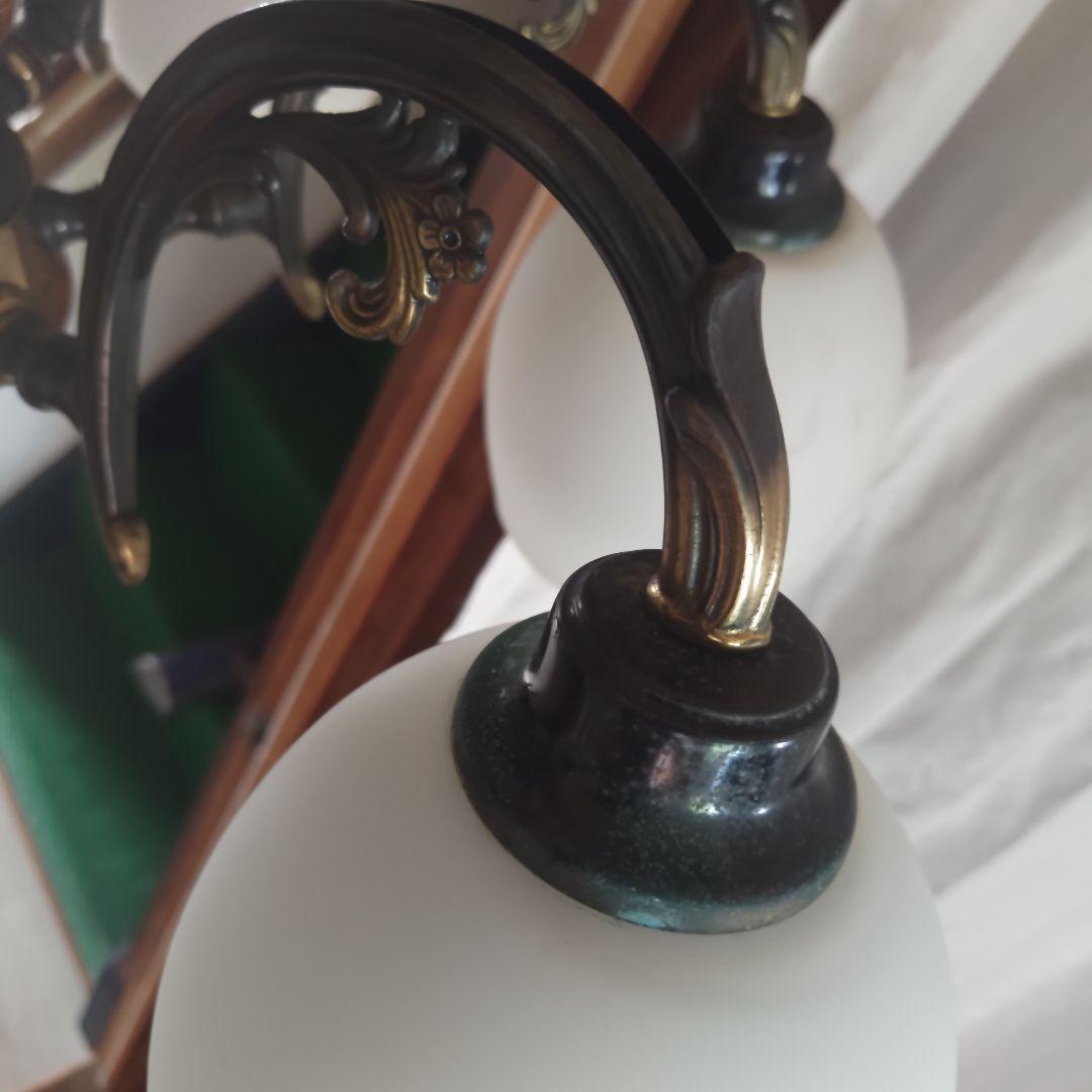 昭和レトロ　明和産業　6灯シャンデリア　当時物