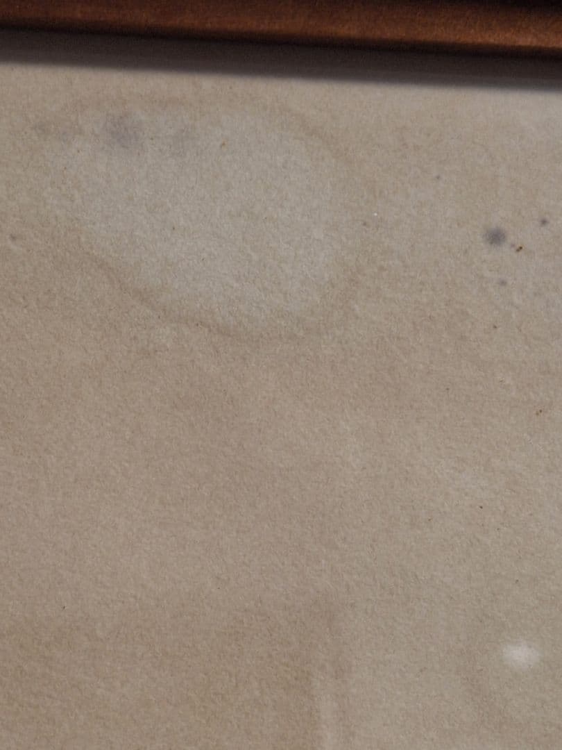 犀吉　　黒田征太郎　クレヨン画　猫　2つセット