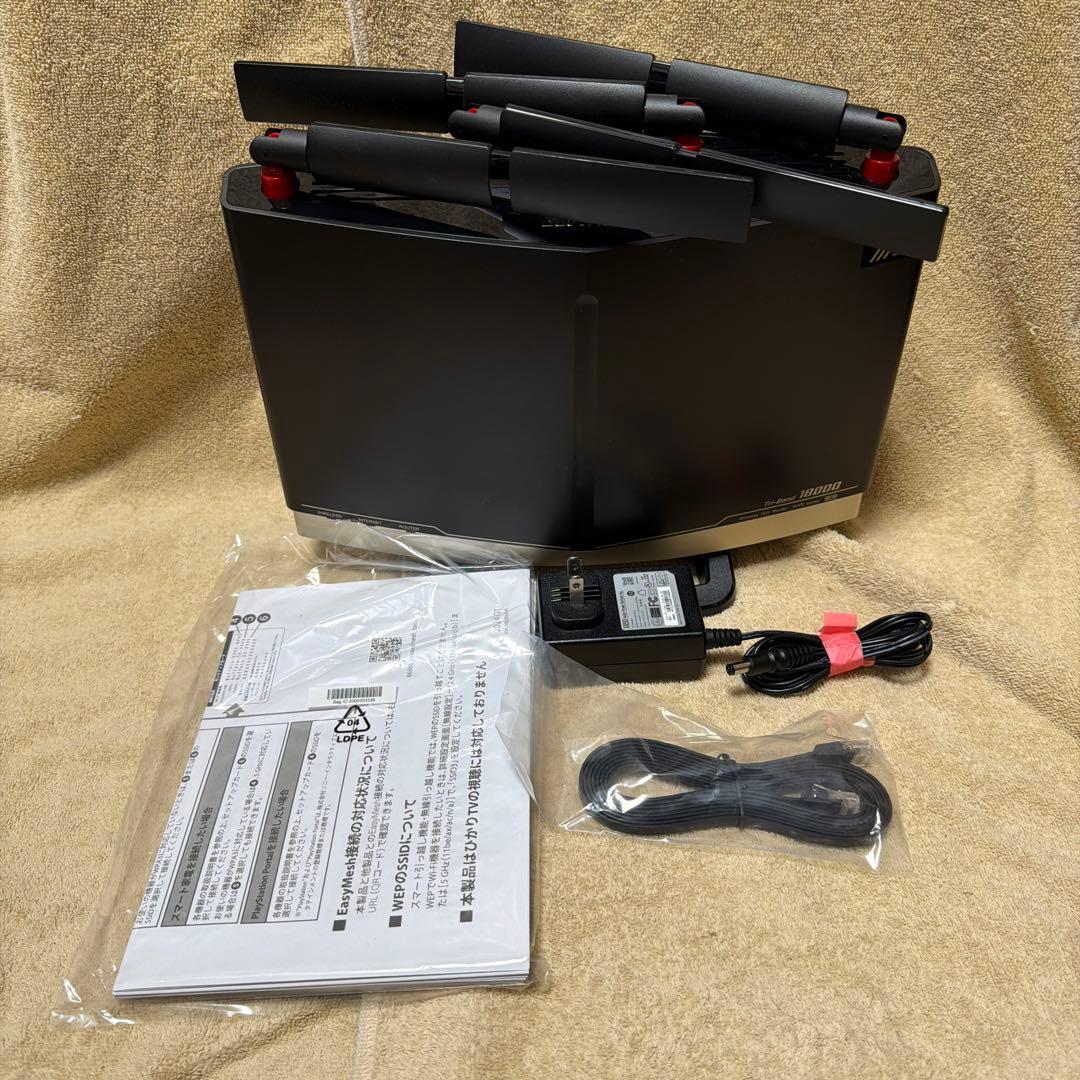 バッファロー Wi-Fi 7対応トライバンドルーター WXR18000BE10P