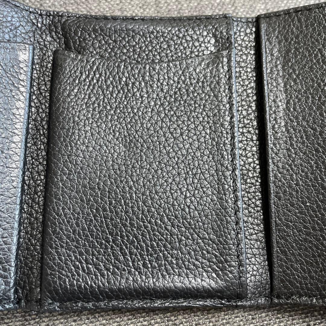 【MARY QUANT】ミニウォレット　財布　レター型　ブラック