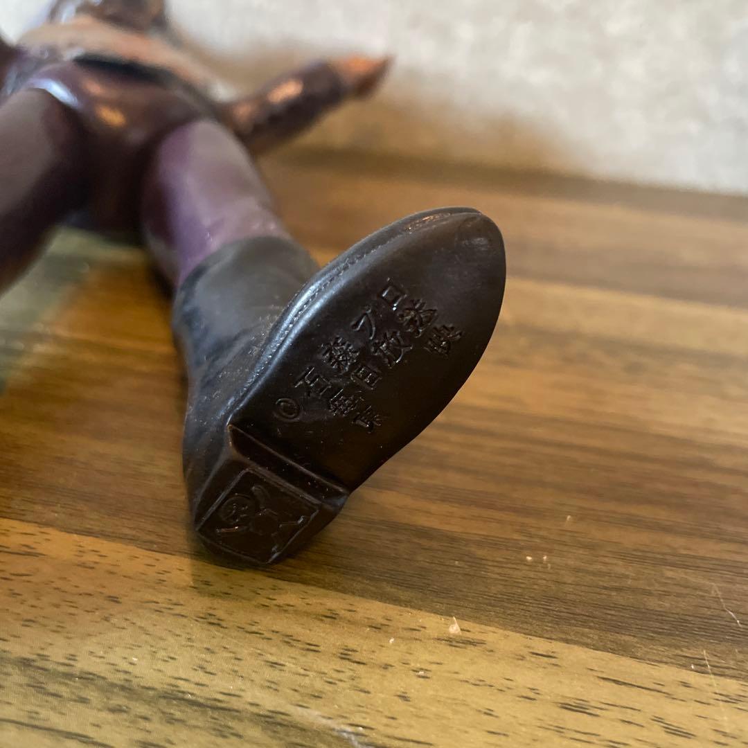 当時物　仮面ライダー怪人　アリキメデス　ソフビ ベルト長靴あり