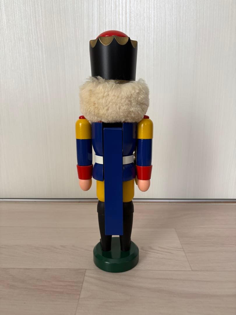 Seiffener Volkskunst社製　くるみ割り人形　王様　青　29cm