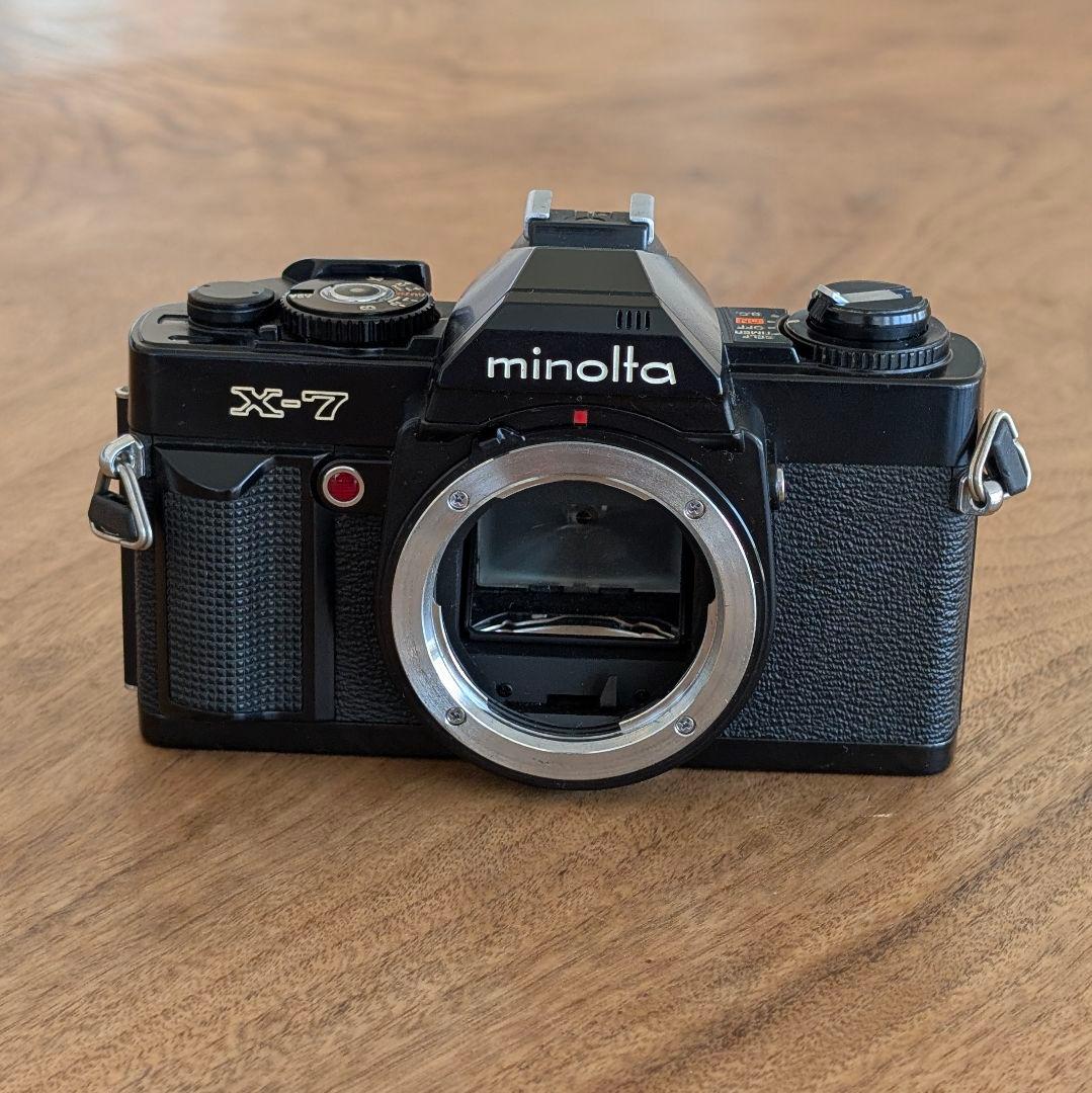 minolta X-7 フィルム一眼レフカメラ ジャンク品