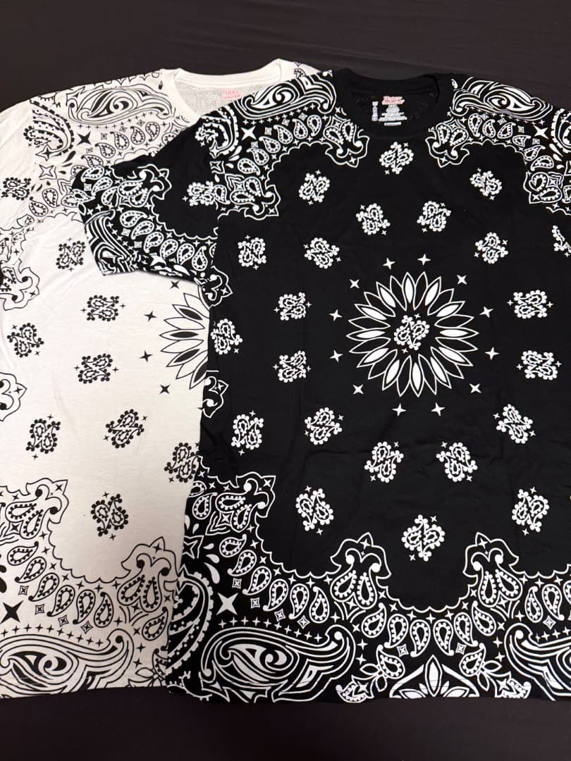 未使用 Supreme Hanes バンダナ T 2枚セット L