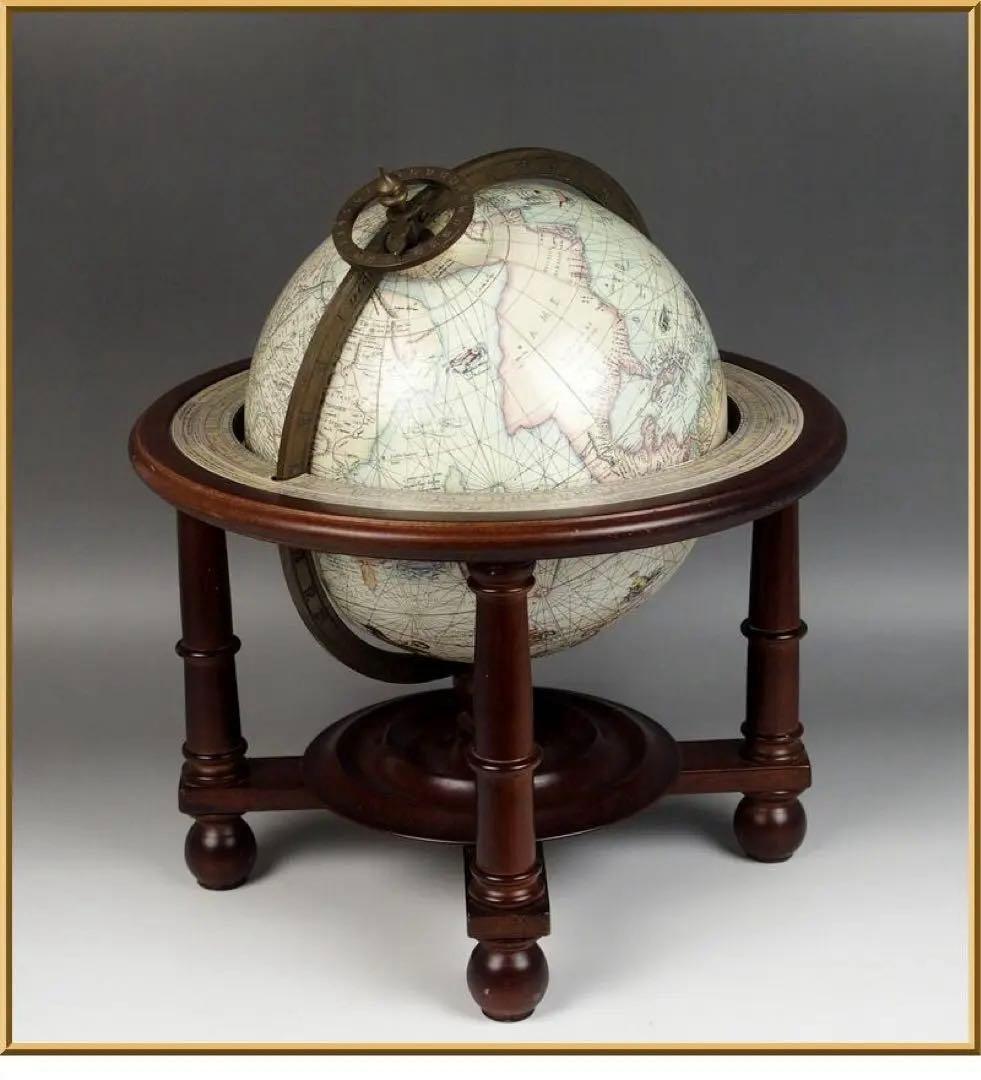 【コロニアル　地球儀】アンティークstyleインテリア　オーセンティックモデル社