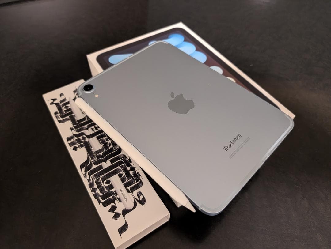 iPad mini７、256、WiFi&Celluler、Pencil Pro付