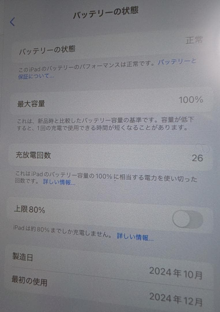 iPad mini７、256、WiFi&Celluler、Pencil Pro付