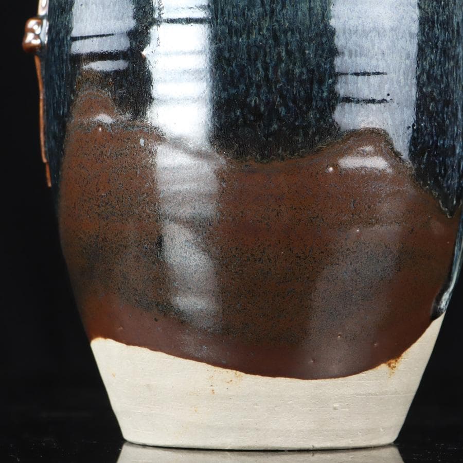 Y2842-4 茶道具 宮川香雲 水指 木箱付き　#5