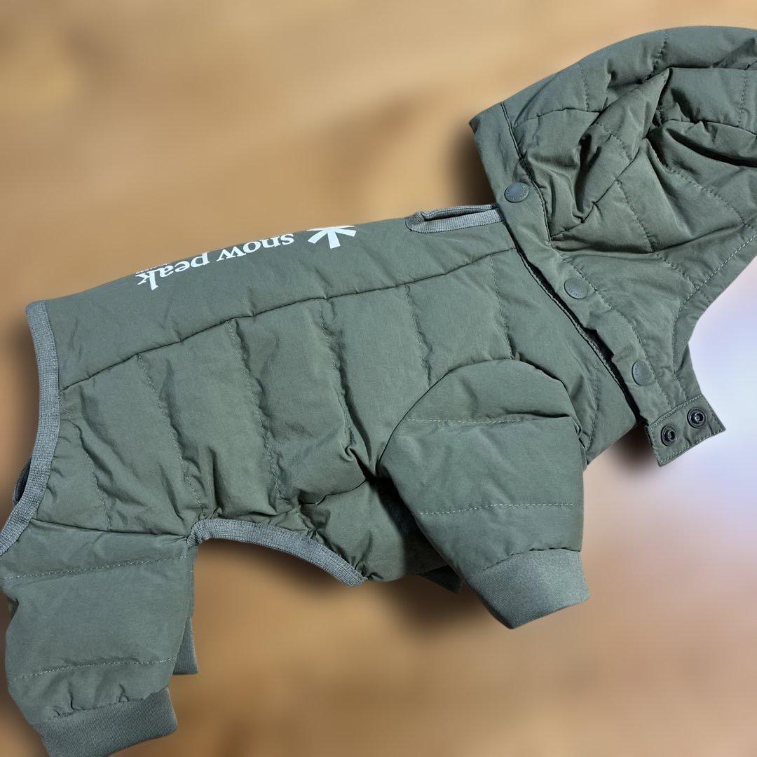  Peak 犬用ダウンジャケット フード付き