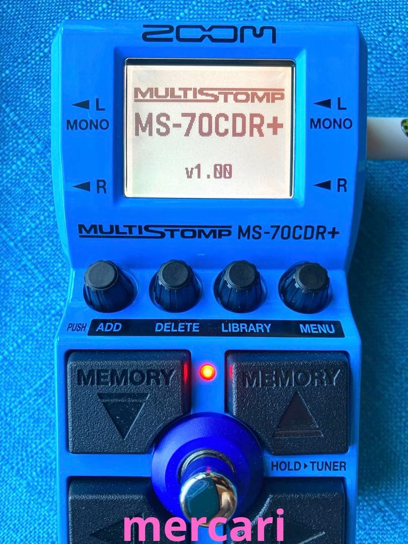 ZOOM MS-70CDR+ MultiStomp空間系マルチエフェクター 美品
