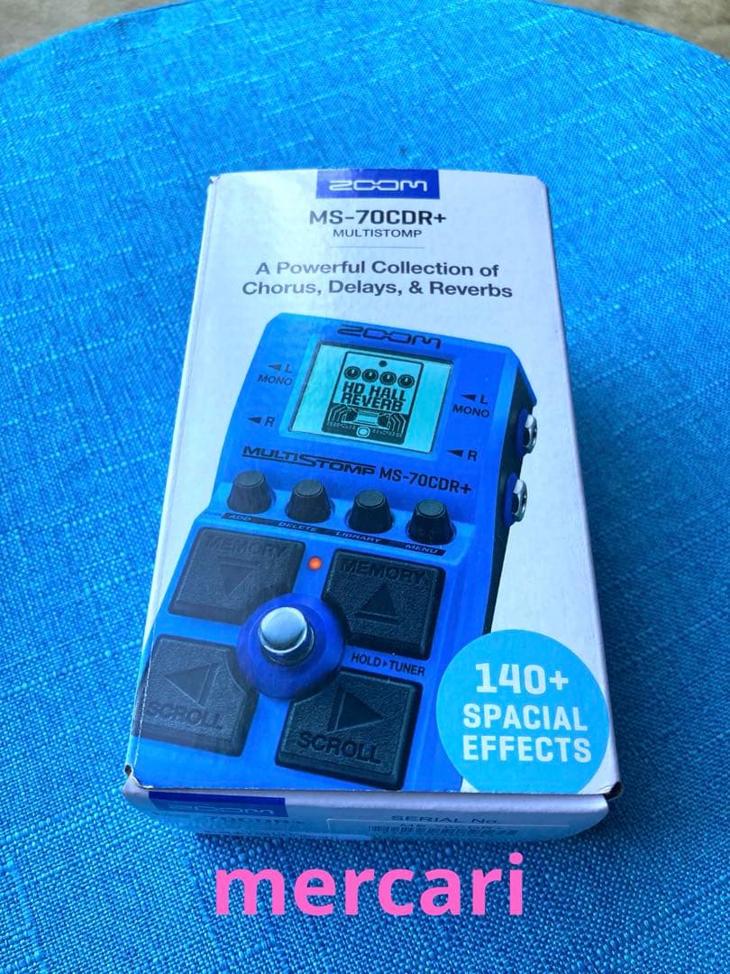 ZOOM MS-70CDR+ MultiStomp空間系マルチエフェクター 美品