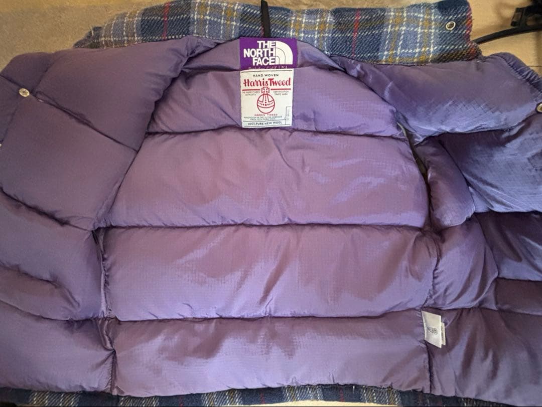 THE NORTH FACE×HARRIS TWEEDダウンベストノースフェイス