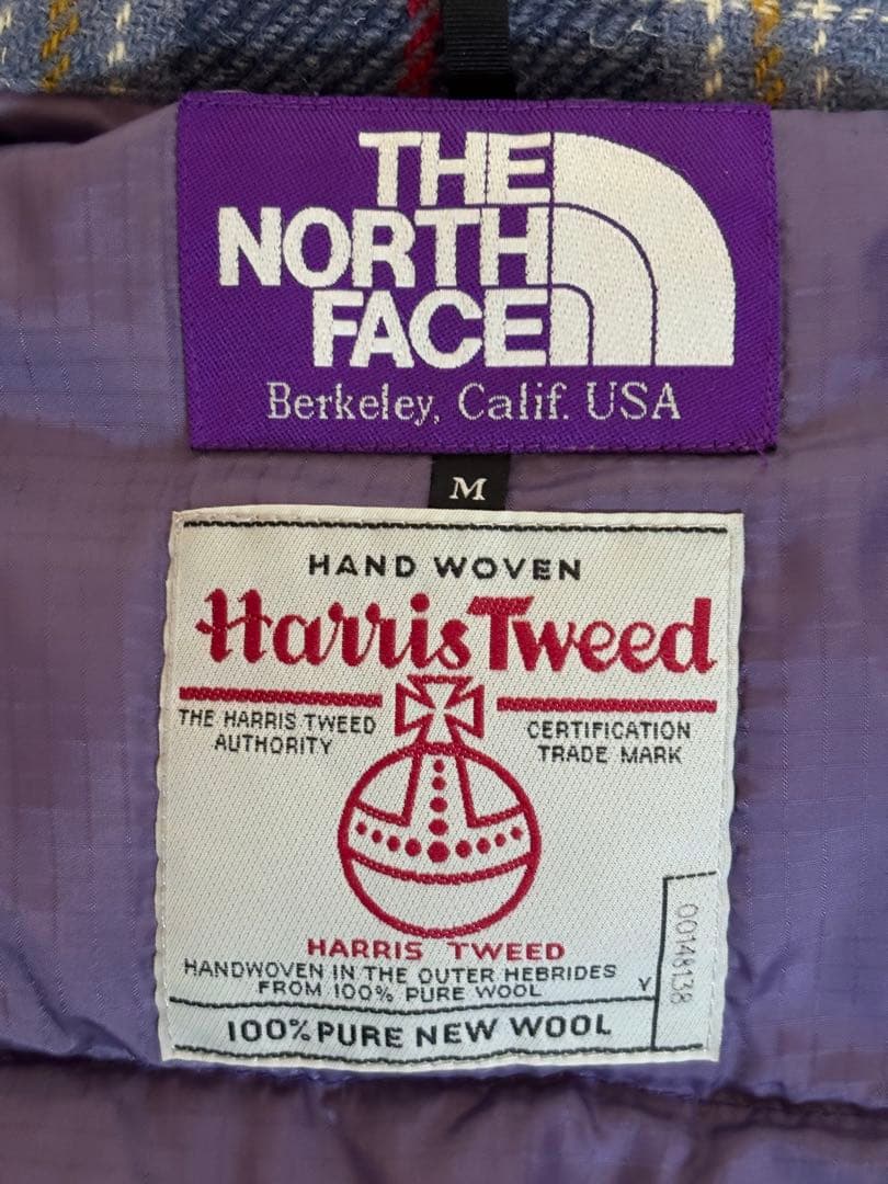 THE NORTH FACE×HARRIS TWEEDダウンベストノースフェイス
