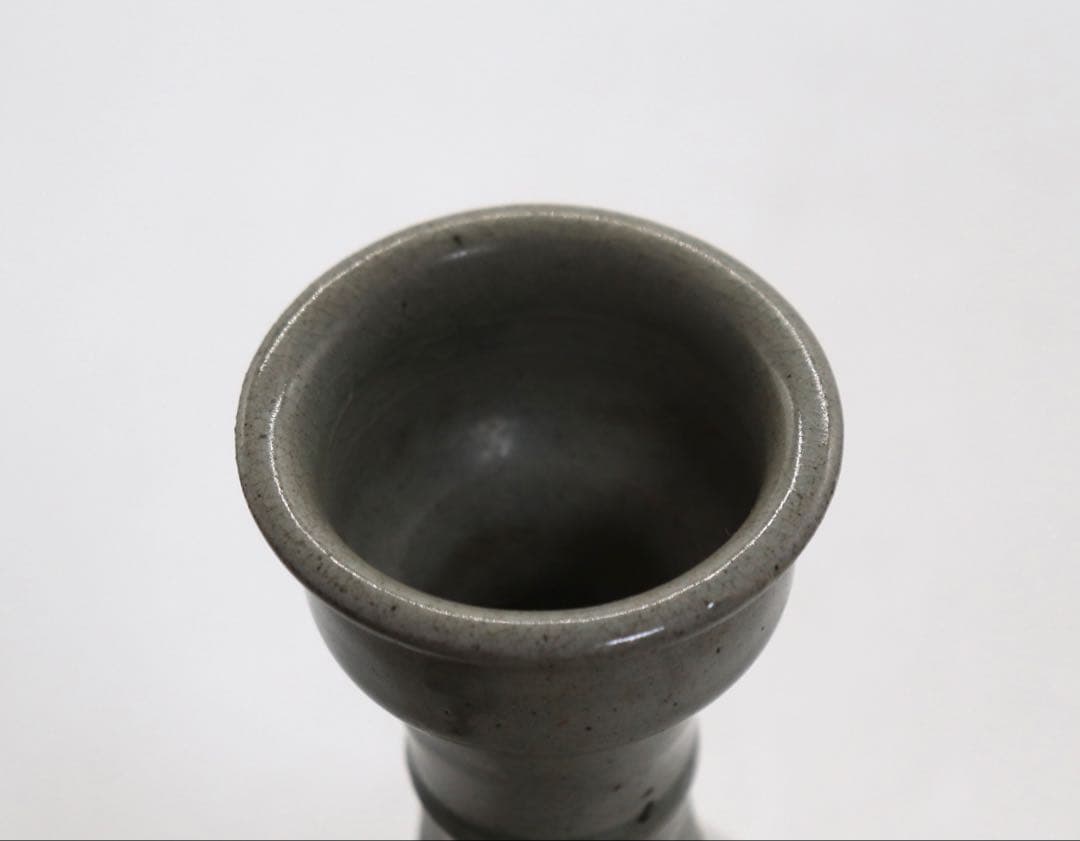 青磁　八陵瓶　龍泉窯　送料込み250812