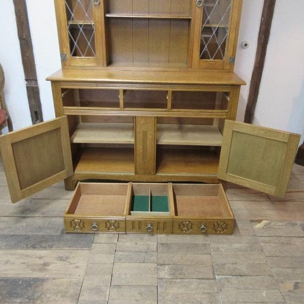 イギリス アンティーク 家具 ドレッサー カップボード キャビネット 6056e