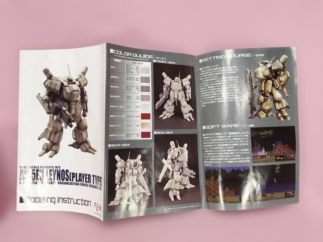 【激レア品】重装機兵レイノス（主人公機）初期販売Ver.プラキット　内袋開封済