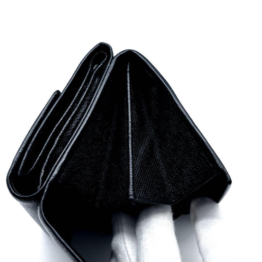 【極美品✨】シャネル 財布 ココボタン Wホック 三つ折