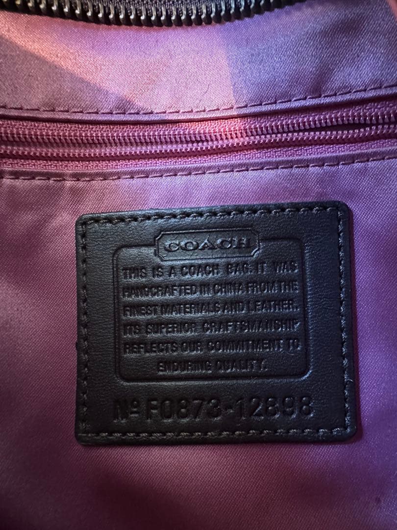 【希少】Coach パッチワーク ショルダーバッグ