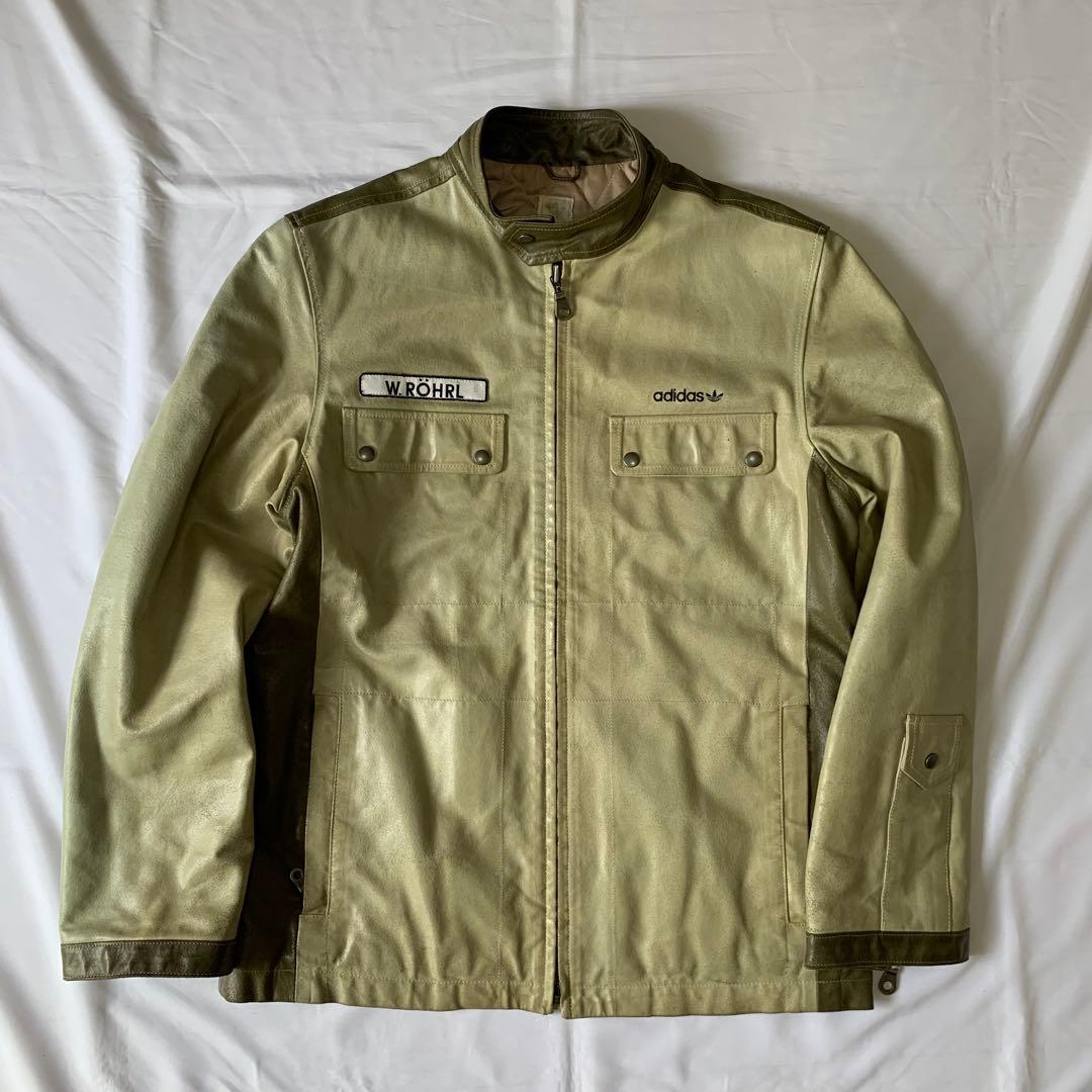 00's adidas アディダス W.ROHRL レザージャケット
