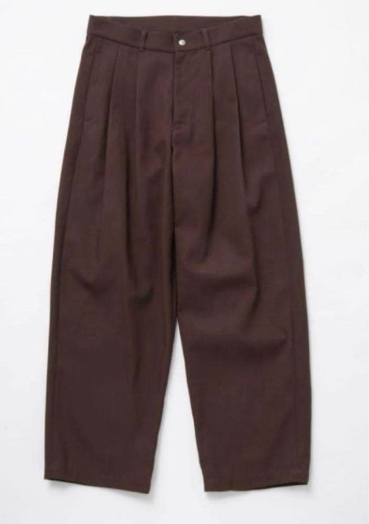 TTT MSW 2tuck chino pants (brown) Mサイズ