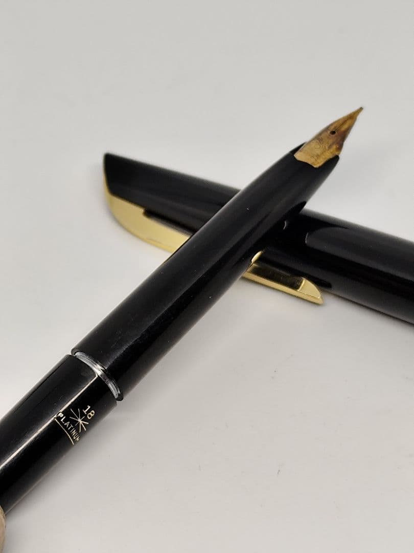 初代ジャスタス万年筆 カスタム74 プラチナム３本セット