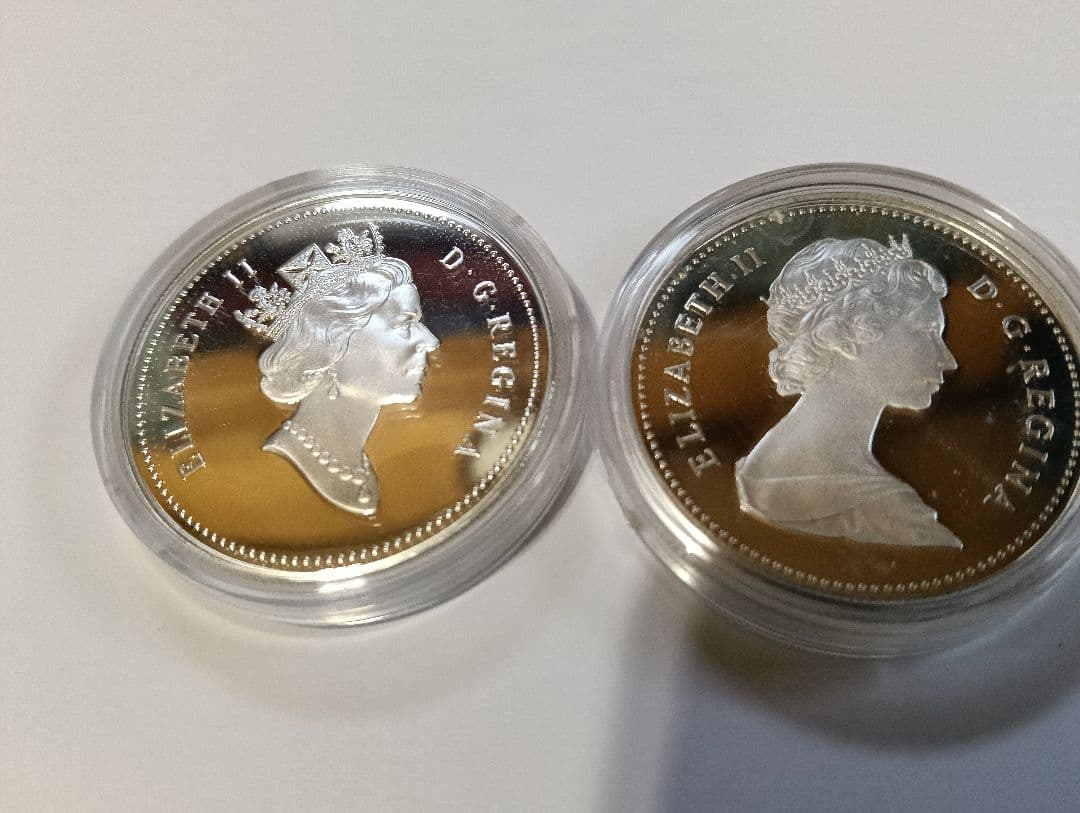 R*a様 カナダ王立造幣局プルーフ銀貨「駅馬車」＆「バイソン」