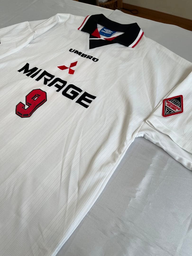 【美品 貴重】1997年 浦和レッズ アウェイ ユニフォーム NO.9サイズXL