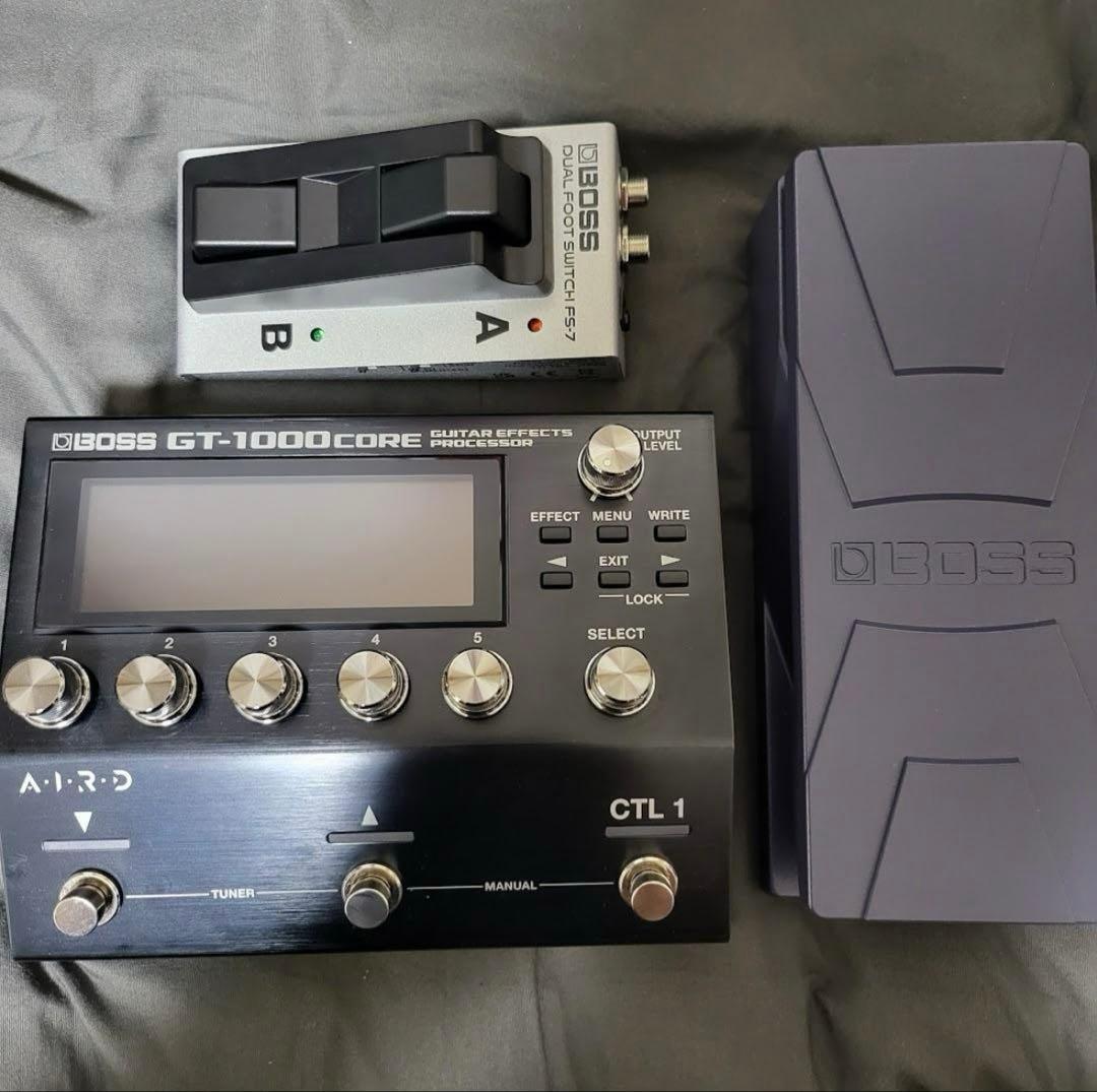 BOSS GT-1000 CORE ＋ ,EV-30,FS-7,ケーブル