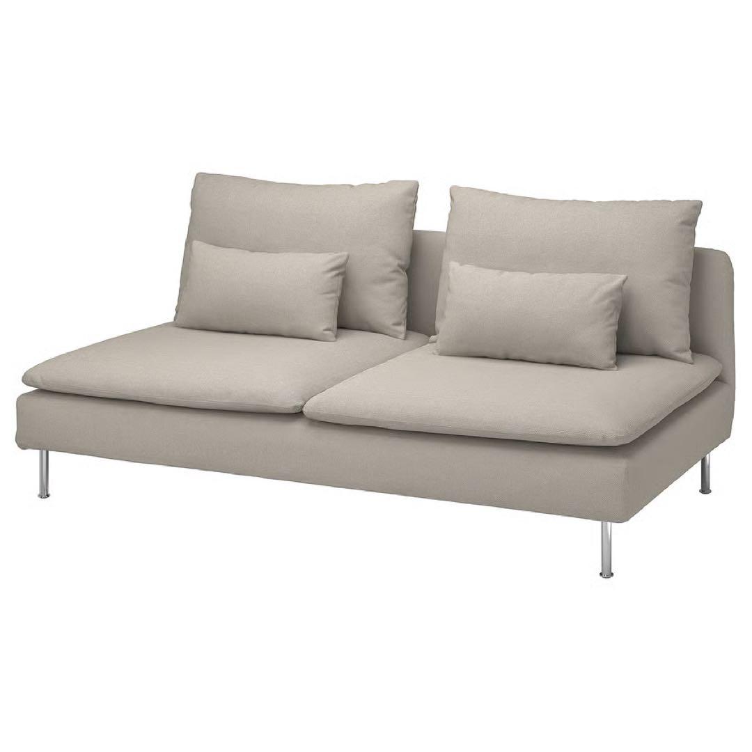 【2週間限定・極美品】IKEA ソーデルハムン ソファ ライトベージュ