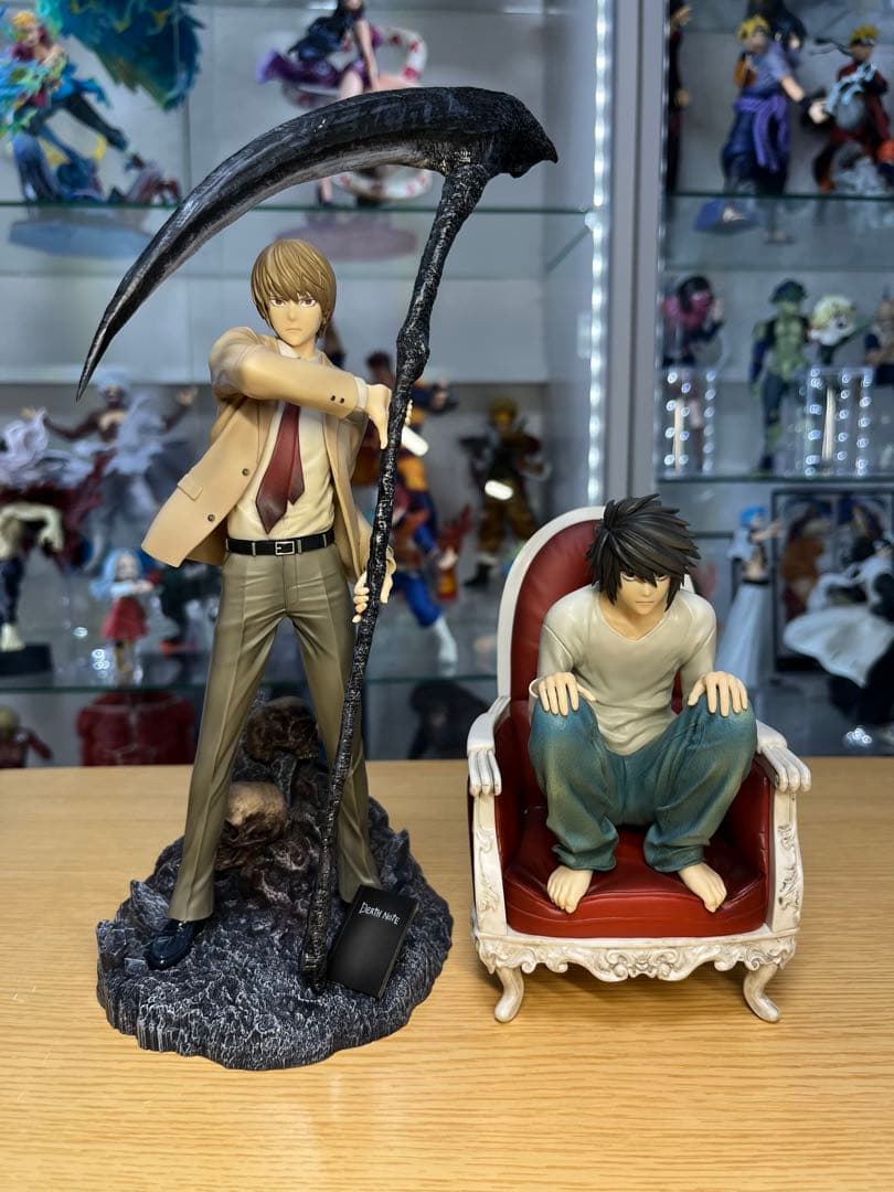 一番くじDEATH NOTE A賞 夜神月 B賞L D賞 リューク フィギュア