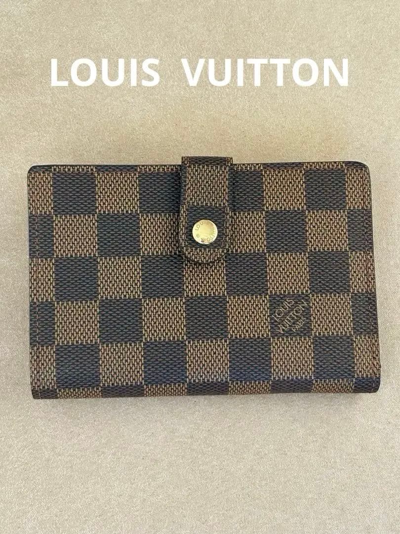 【使用少✨】ルイヴィトン ダミエ ヴィエノワ がま口 二つ折り財布