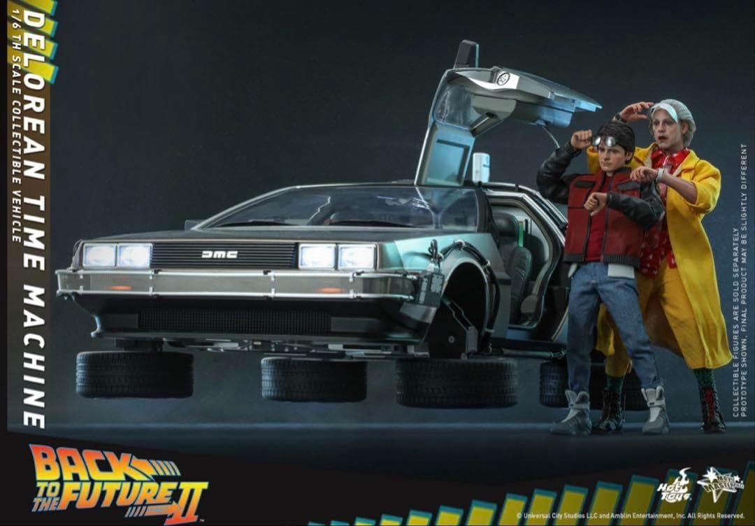 【新品】ホットトイズ バックトゥザフューチャー PART2 デロリアン 1/6