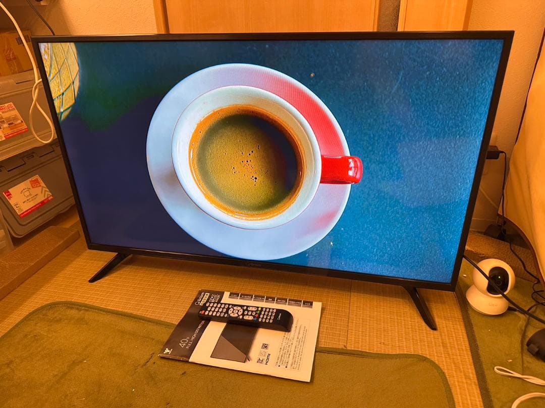 2022年製！ Qriom 40型 テレビ QRT-40W2K フルハイビジョン