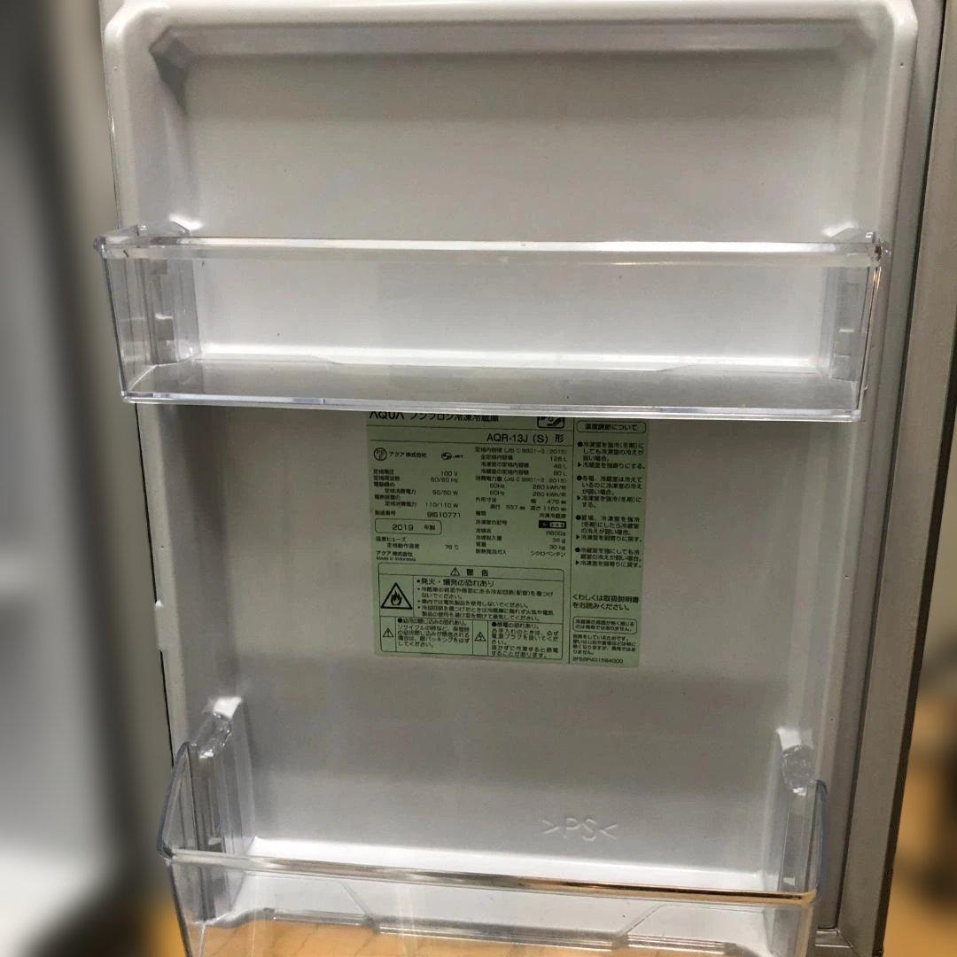 【送料無料】AQUA 126L 冷蔵庫 AQR-13J 2019年製 88326