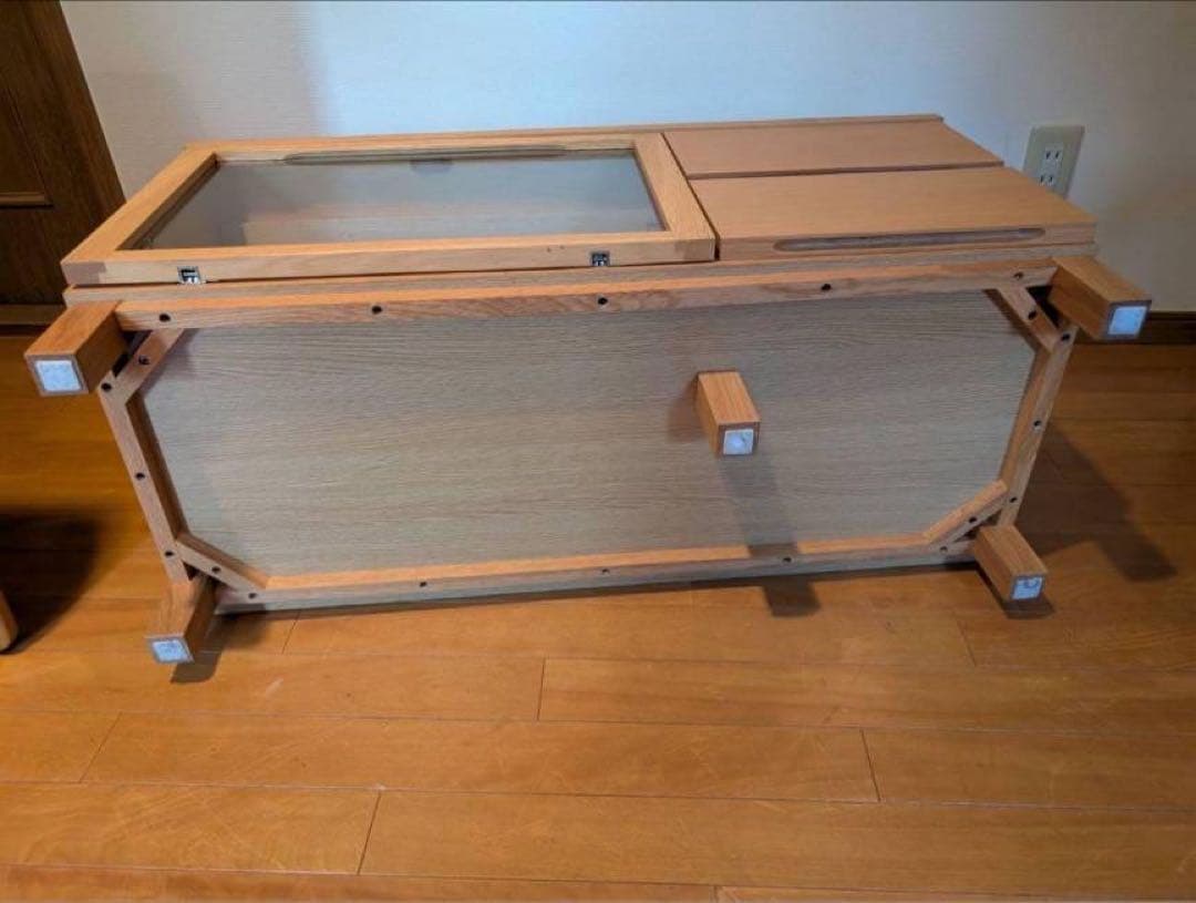 ■送料込■無印良品 木製テレビボード オーク材 棚 収納 木製家具 TV台