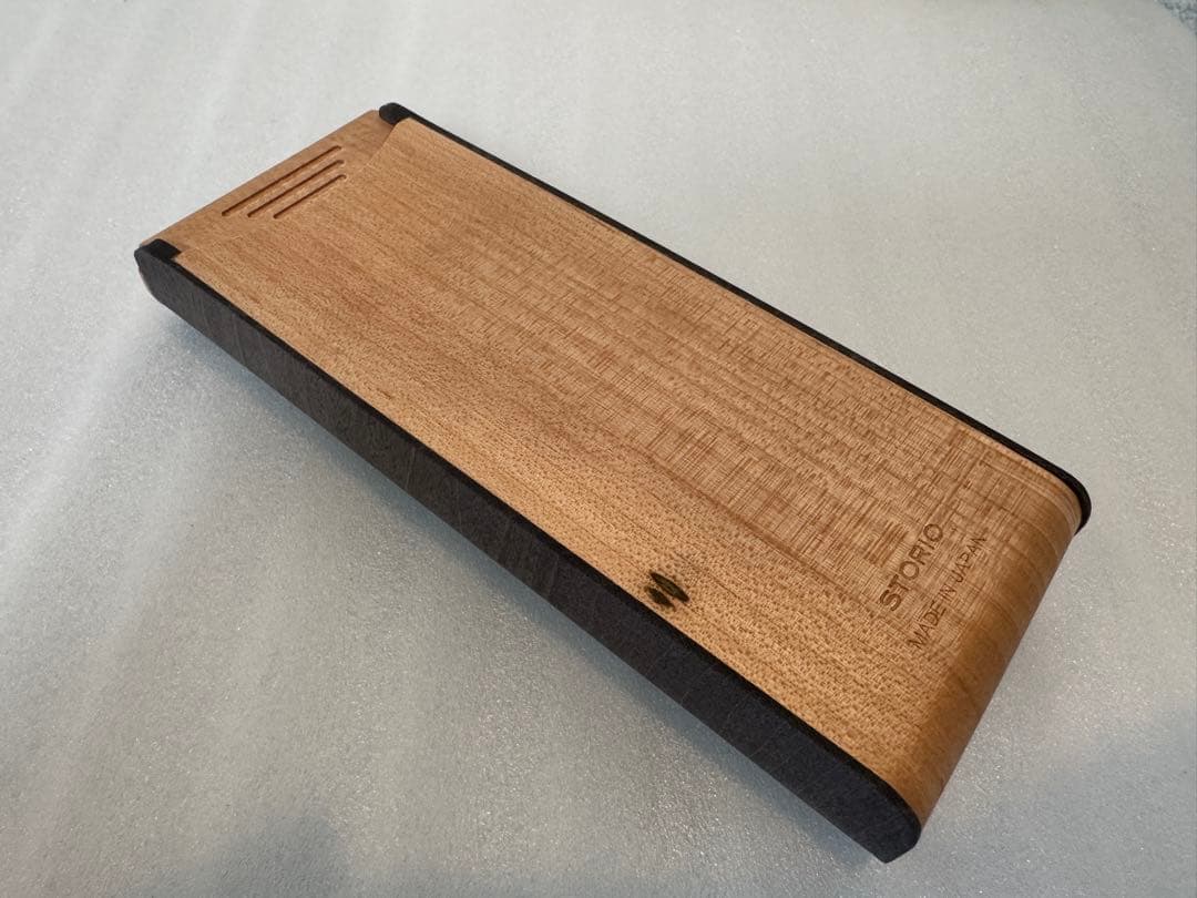 ストーリオ avanwood 万年筆ケース3本挿し 黒染め