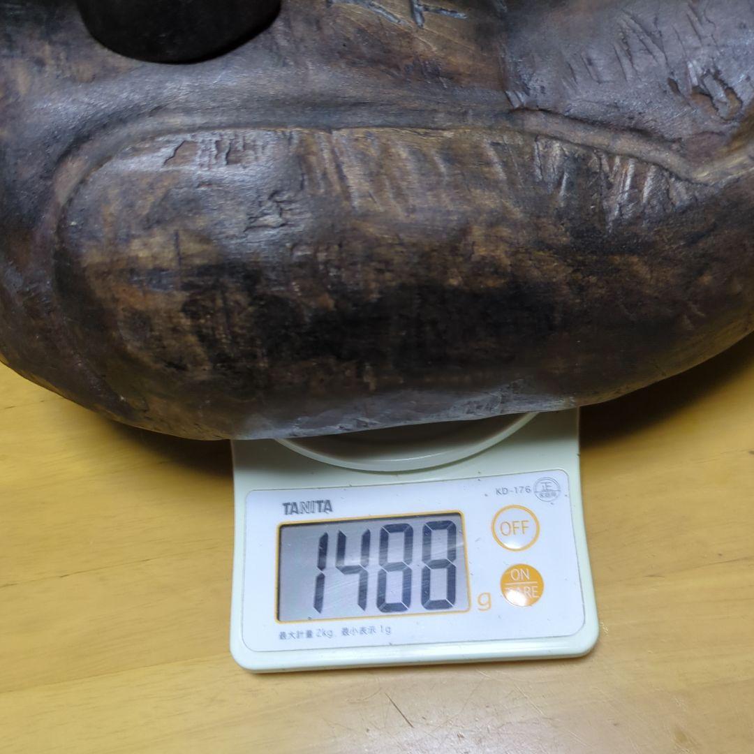 李朝　中期木雁　デコイ　彫刻　キロギ　朝鮮古美術