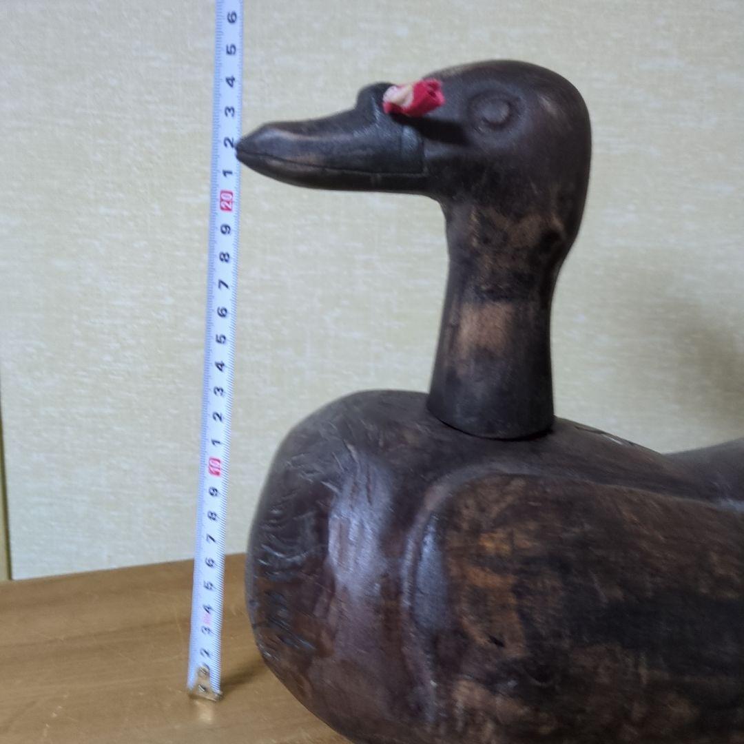 李朝　中期木雁　デコイ　彫刻　キロギ　朝鮮古美術