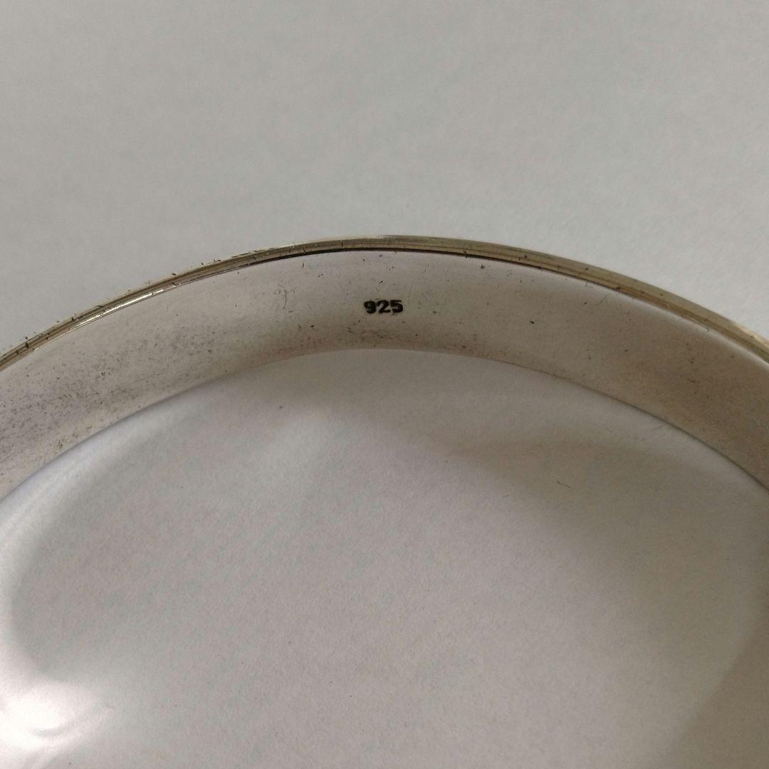 90s ヴィンテージ ハンドメイド シルバー925 ケルトノット バングル