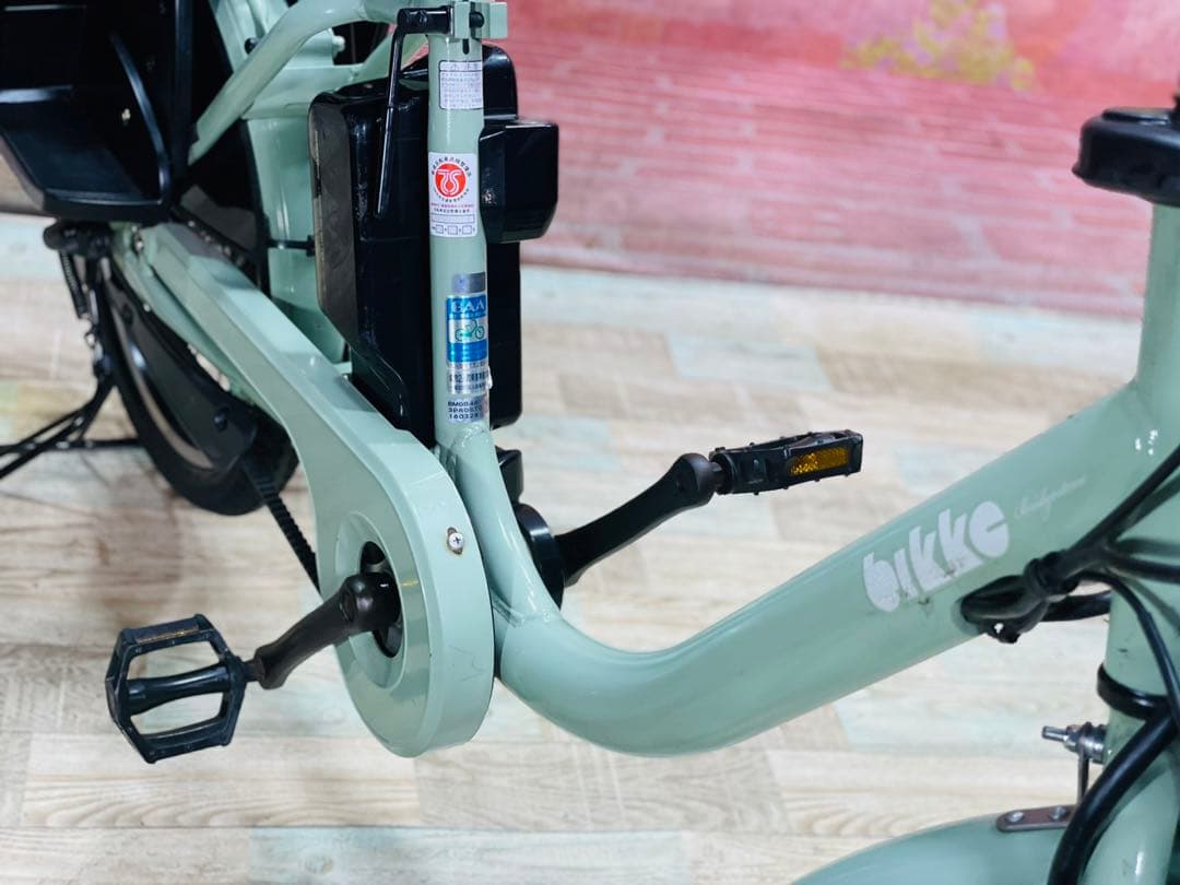 K2926 電動自転車ブリヂストン 子供乗せ bikke 24インチ 送料無料