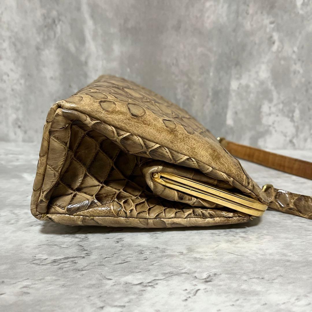 ✨希少✨穿山甲(センザンコウ) ハンドバッグ エキゾチックレザー 高級革 和装