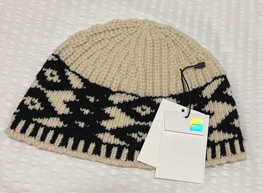 帽子 LOW CLASSIC JACQUARD BUCKET BEANIE