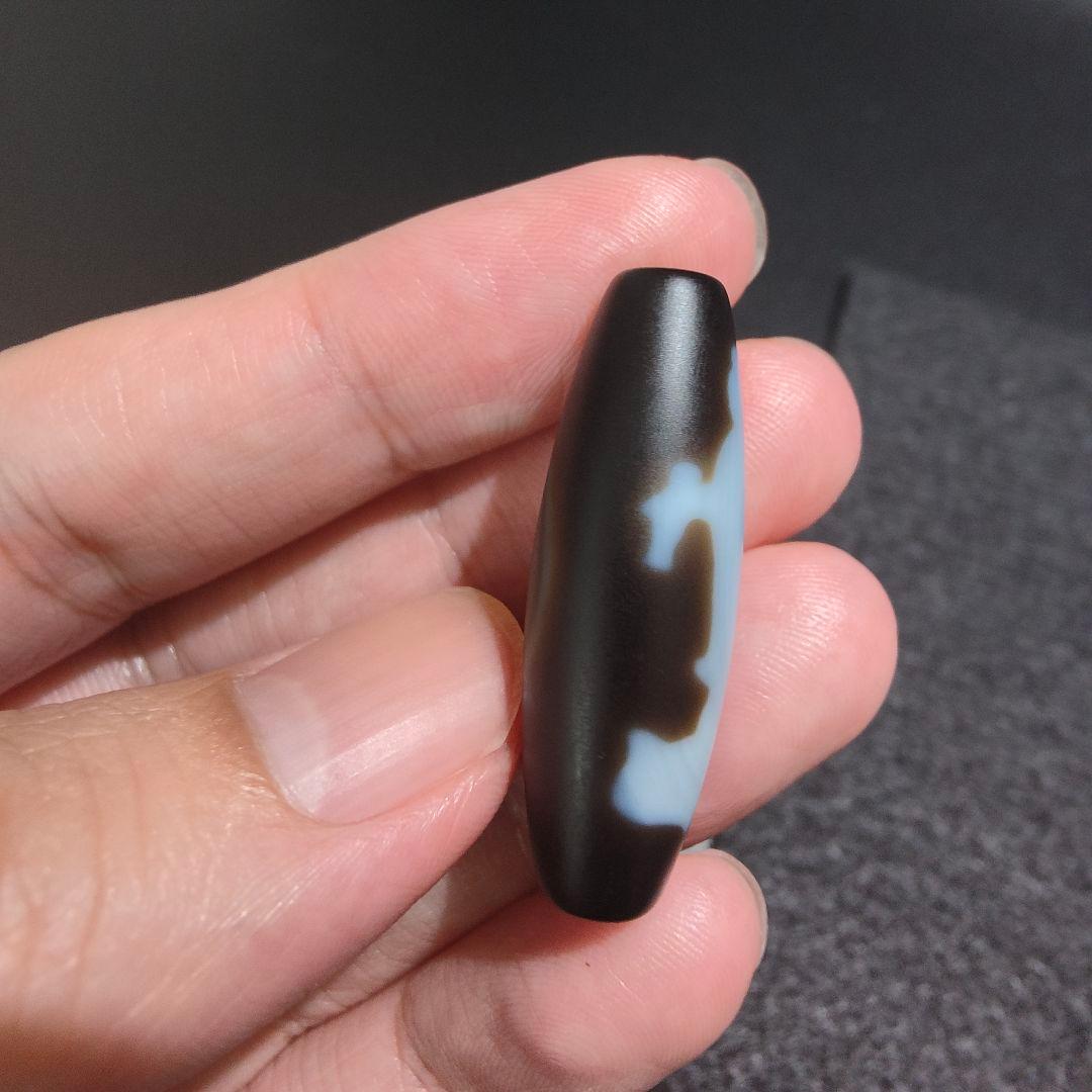 28 レア物　観音様　裏に天然の目玉　天珠　天然石　御守り　浄化　魔除け　龍神