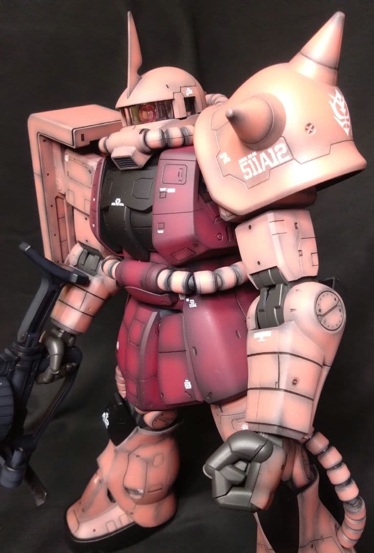 メガサイズモデル　ガンダム　シャア専用ザク 完成品2体セット