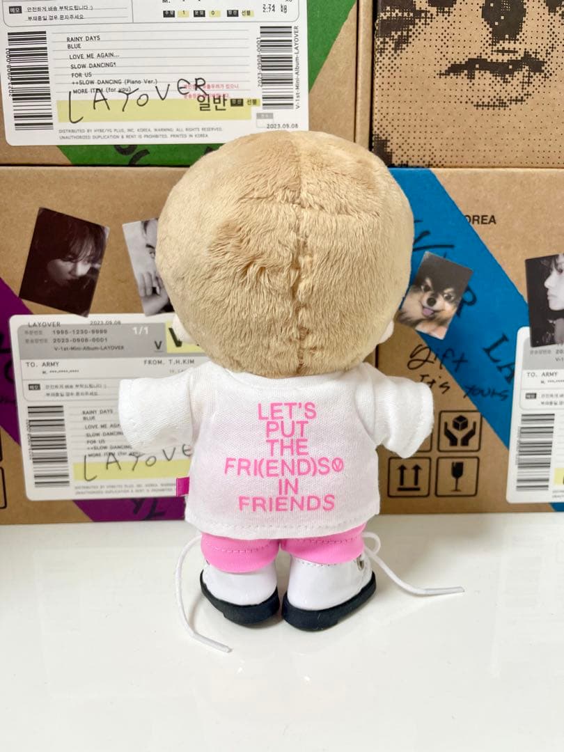 BTS テテ　FRI(END)S Tシャツ　ぬいぐるみ服