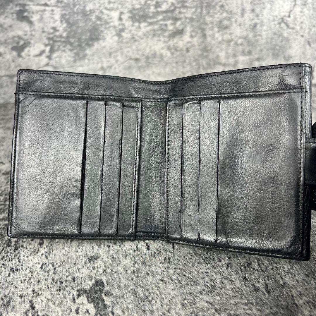 CHANEL ココマーク キャビアスキン 二つ折り財布