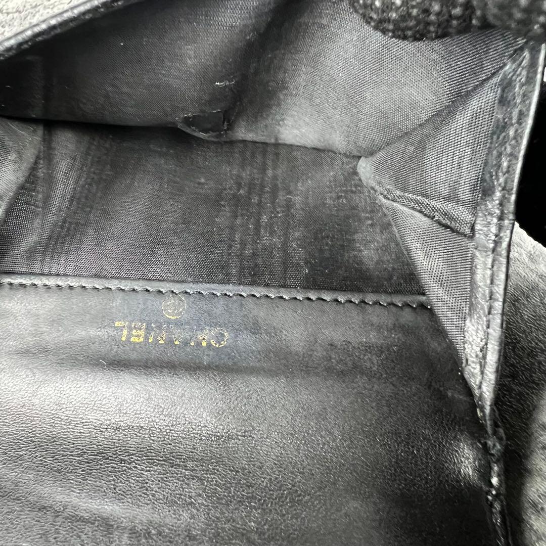 CHANEL ココマーク キャビアスキン 二つ折り財布