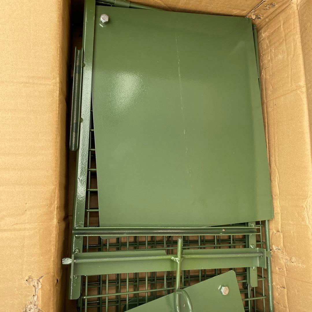 XL グリーン動物用 捕獲器 猫の保護器 簡単組立 設置 畑 庭