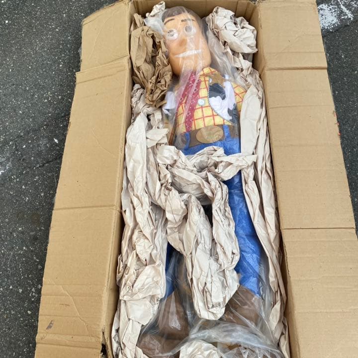 ディズニー　トイストーリー　ウッディー　等身大　フェイギア